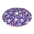 thumbnail image 2 of Balery mushroom rainbow Skull cartoon Printed Christmas Tree Skirt , Merry Christmas Party Christmas Tree Decoration,Adjustable Tree Skirt-30", 2 of 8