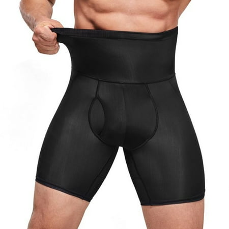 

Raruxxin Men Underwear Boxer Briefs High Waist Tummy Control Shapewear Seamless Body Shaper Padded Booster Enhancer Underwear