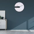 thumbnail image 3 of Reloj de pared circular, sin tictac, sin marco, por batería, digital silencioso, moderno reloj de de para decoración de negro BLESIY reloj de pared silencioso, 3 of 7