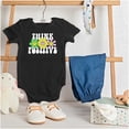 thumbnail image 3 of Inspirational Think Positive Saying Romper Boys or Girls Infant Baby Brisco Brands NB, 3 of 6