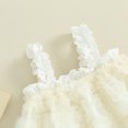 thumbnail image 5 of Okbabeha Baby Girl’s Slip Dress Flowers Sleeveless Summer A-line Dress Tulle Tutu Princess Party Dress Summer Clothes Outfits, 5 of 7