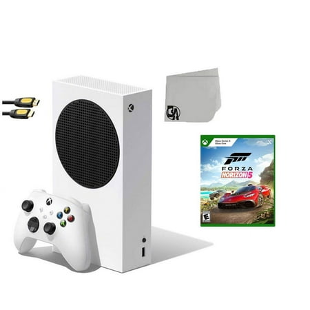 Xbox Series S Video Game Console White with Forza Horizon 5 BOLT AXTION Bundle Used