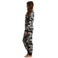 thumbnail image 2 of #FollowMe Women's Printed Henley Thermal Underwear Set with Jogger Pant (Camouflage - Black, X-Small), 2 of 3