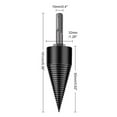 thumbnail image 3 of Agiferg Firewood Machine Drill Wood Reamer Punch Bit For Split Wood Cone-Drilling Tool, 3 of 3