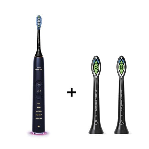 Beschrijvend Streng Nietje Philips Sonicare DiamondClean HX9957/51 Bluetooth Connectivity Rechargeable  ToothBrush With Replacement Brush Heads - Walmart.com