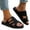 Black, variant on AKAFMK Women's Sandals and Slides,2024 Women's Hollow Mesh Slide Sandals Comfortable Support Mesh Sandals For Women