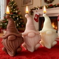 thumbnail image 6 of JDH 2PCS Christmas Mold New Faceless Santa Claus Aromatherapy Candle Silicone Molds Resin Casting Mould for DIY Candle Making Polymer Clay Craft Plaster Christmas Home Desktop Decoration, 6 of 6