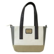 Loungefly Disney Mickey And Friends Faux Leather and Canvas Mini Tote Bag