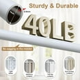 thumbnail image 6 of Room Divider Curtain Rod - 4-10ft(H) 28-171inch(W) No Drilling Tension Curtain Divider for Room Separation, Heavy Duty Portable Curtain Stand Space Partition, Wall Divider for Room Separator - White, 6 of 18