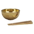 thumbnail image 4 of Cuenco para casa de muñecas perfke accesorios de cocina en miniatura 1/12 dorado, 4 of 9