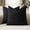 Black, variant on Pack of 2 Decorative Throw Pillow Covers Soft Chenille Textured Cushion Covers Solid Neutral Farmhouse Style for Couch Sofa Bedroom 18x18 Inch Taupe Grey