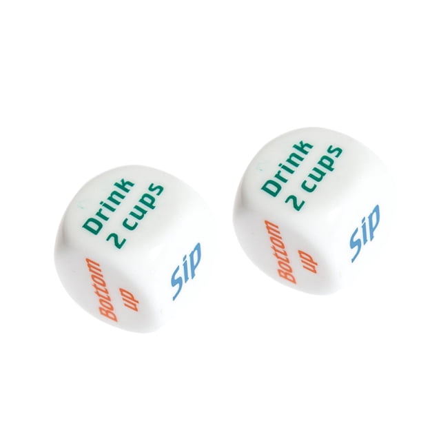 2 Uds Dados De Seis Caras Acrílico Creativo Grabado Para Bodas Adultos Que Viajan Sunnimix dados de juego