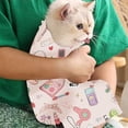 thumbnail image 4 of Cat Grooming Wrap - Self-Adherent, Anti-Escape - Soft Microfiber Interior, Durable - Multifunctional for Grooming Tasks, 4 of 4