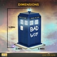 thumbnail image 2 of Doctor Who Bad Wolf Tardis Wireless Bluetooth Speaker Plays Music, Lights Up, Accurate Sounds Effects |Gifts for Men or Women - Best Gifts Birthday Collectibles for Doctor Who, 2 of 6