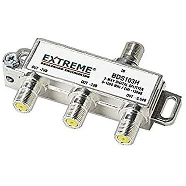 Extreme 3 Way Unbalanced HD Digital 1GHz High Performance Coax Cable ...