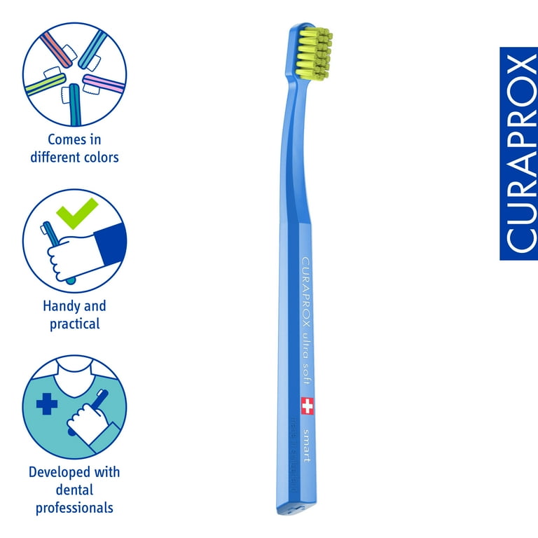 Curaprox CS Smart Toothbrush, Ultra Soft, Small Head, Precision