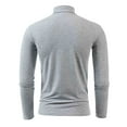thumbnail image 4 of MQLKF Male Winter Warm High Collar Fashion Thermal Underwear Men Basic Plain T Shirt Blouse Pullover Long Sleeve Top Fashionable Men's Top, 4 of 4