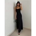 thumbnail image 4 of Woman Spring Summer Style Bodycon Dress Female Sleeveless Spaghetti Strap Split Sheath Dress Vestidos SS161, 4 of 5