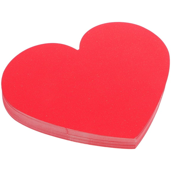 Masteelf 40pcs Heart Cardstock Cutouts DIY Valentine's Day Craft Cards Heart Paper Cutouts Shapes for DIY Classroom Decor Wedding Greeting Cards