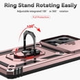 thumbnail image 2 of Estuche GANGXUN para Xiaomi Redmi Note 12 Pro 5G, soporte giratorio 360°, estilo mecánico y magnético, 2 of 5