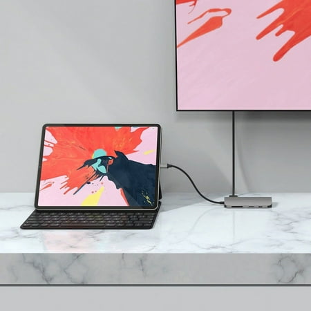 Hyper - HyperDrive 9-in-1 USB-C Hub - Space Gray
