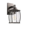 thumbnail image 2 of JACKSON Transitional 1 Light Rubbed Bronze Outdoor Wall Sconce 14" Tall, 2 of 3