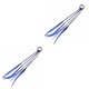 thumbnail image 2 of Qarigey Pelucas de colores para Coleta, adorno para el pelo, diademas de goma, cinta elástica giratoria, accesorios para el cabello azul 2piezas Qarigey CBP053269, 2 of 5