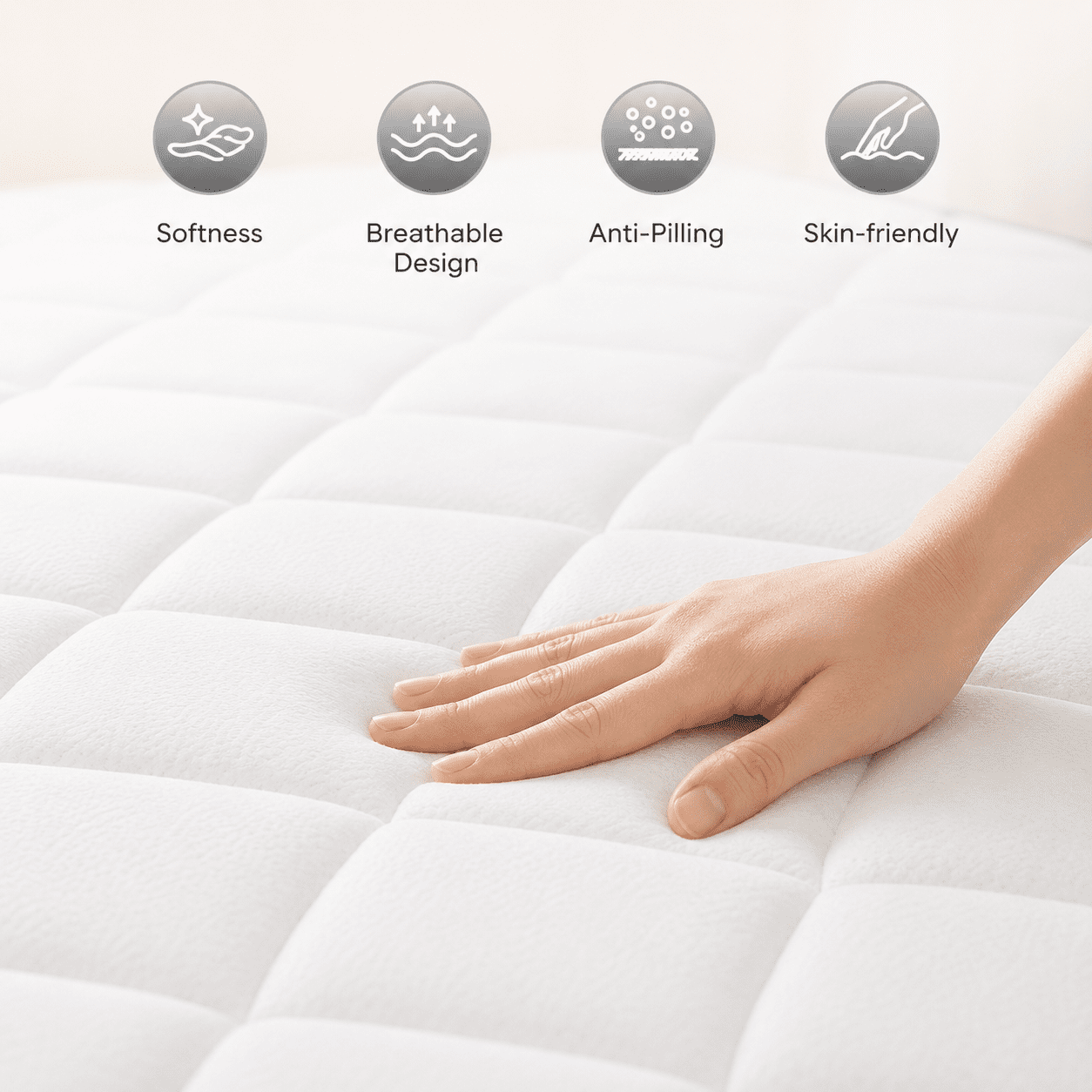 Arienivo Queen Size Mattress 12" Hybrid Mattress in a Box, Cooling Gel Memory Foam and Pocket Coils, Medium Support, Pressure Relief & Motion Isolation for Adult