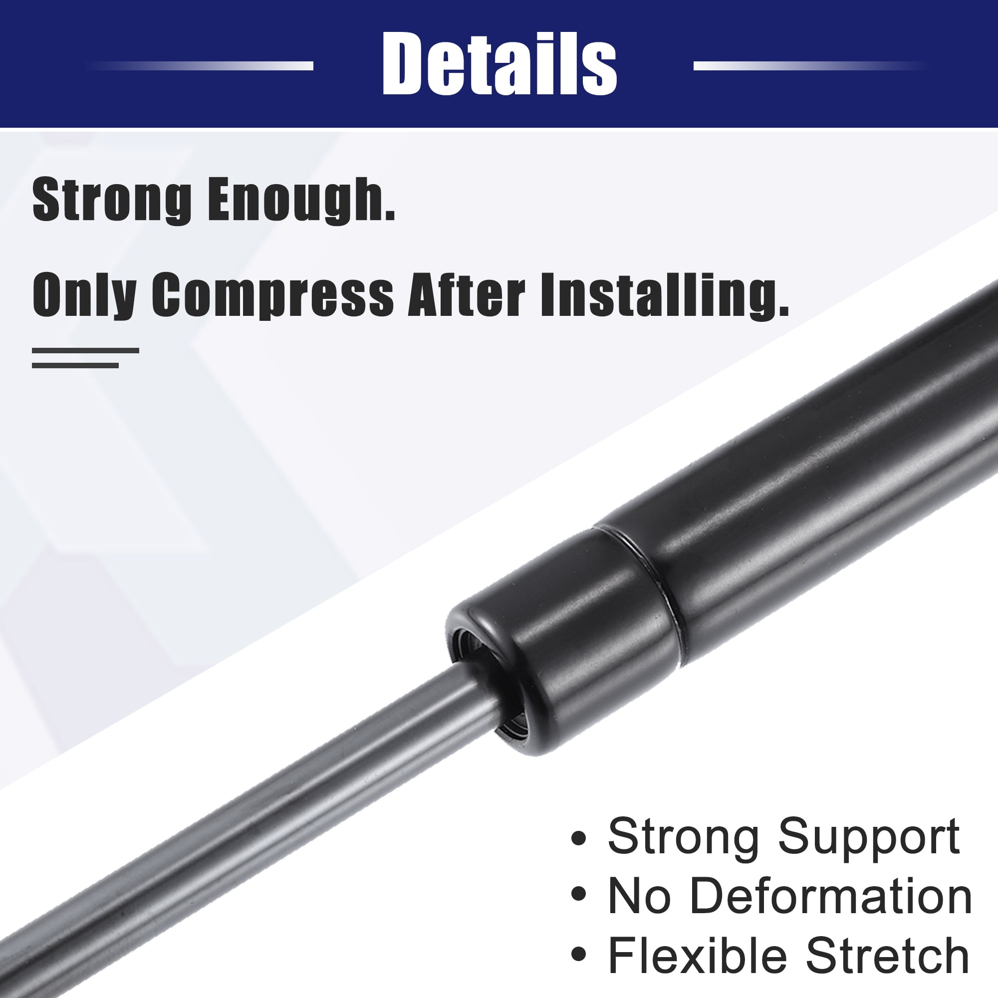 2pcs Front Hood Lift Supports Gas Struts Springs Replace 81161-C1000 for Hyundai Sonata 2015-2017 Sedan