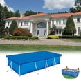 thumbnail image 4 of Rectangular Ground Swimming Pool Cover Garden Outdoor Swimming Pool Solar Covering Cloth with Blue Waterproof and Uv Protection Cushion Cover, 4 of 7