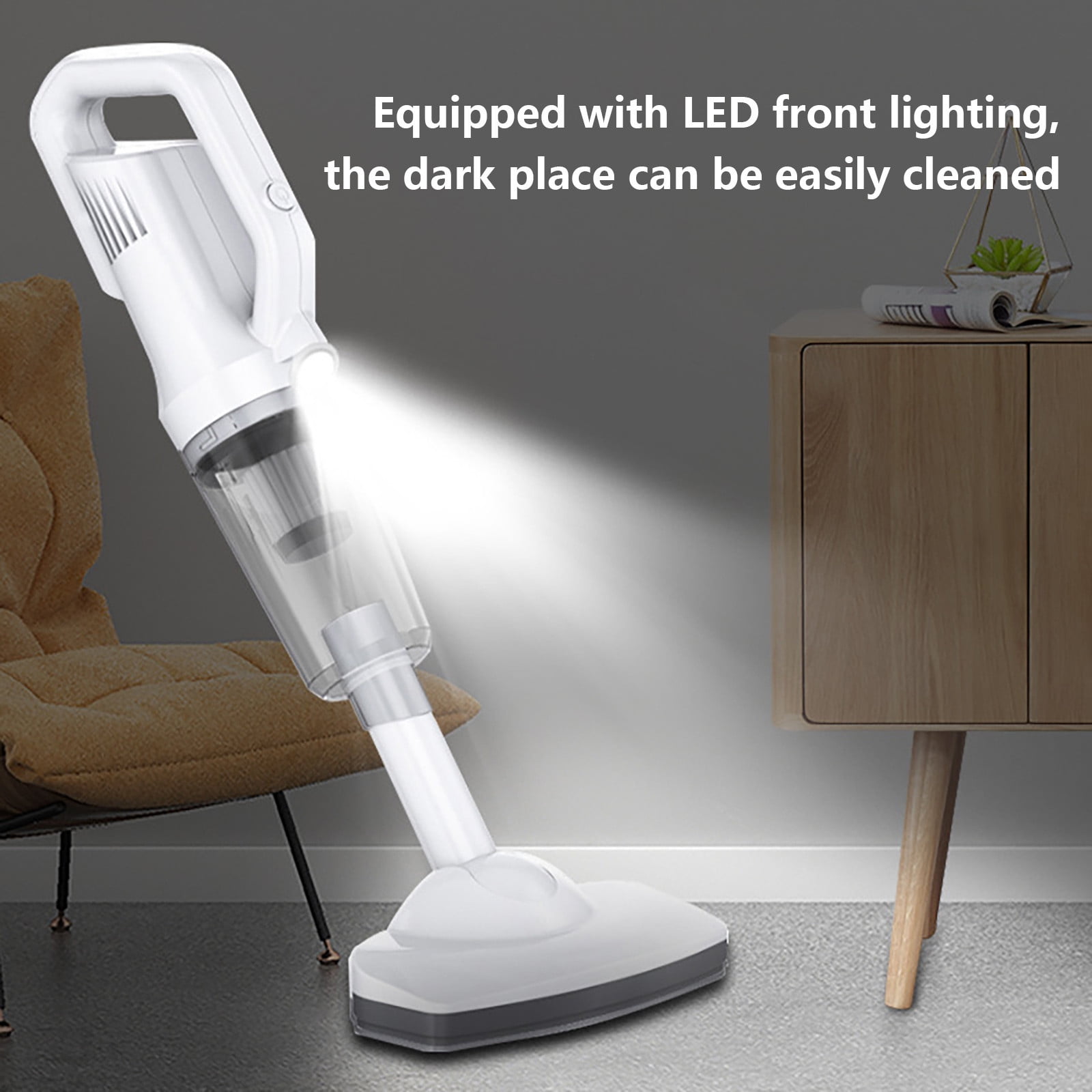GFHFHITJ Vacuum Cleaners for Home,Handheld Chargeable Wireless Vacuum Cleaner Wet And Dry Vacuum Cleaner Car Household Vacuum Cleaner