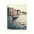 thumbnail image 2 of Amy Melious 12x14 White Modern Wood Framed Wall Art Titled - Gondolier, 2 of 5