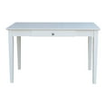 thumbnail image 3 of International Concepts Writing Desk with Drawer in Beach White, 3 of 8