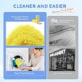 thumbnail image 6 of LUXEAR Shoe Washing Bag, 360° Wrap-Around Cleaning Shoe Washing Machine Bag, Durable Fluffy Chenille Fibers Shoe Laundry Bag with Zipper for All Shoe Types and Sizes, 2 Pcs, 6 of 6