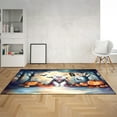 thumbnail image 2 of Happy Halloween Vampire Persian BOO with Pumpkins Fun and Spooky Indoor Rug Cat Lover Kitten Owner Gifts Carpet Living Bed Room Sofa Home Decor - 00018, 2 of 5