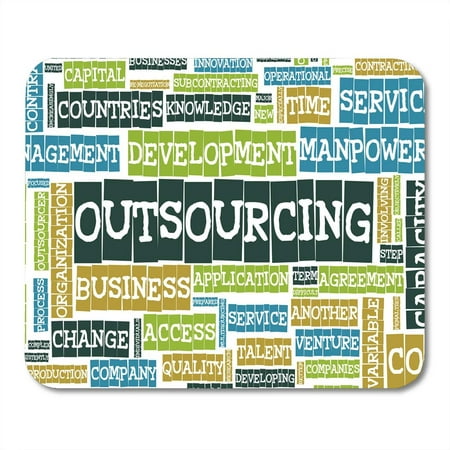 SIDONKU Sourcing Workforce Outsourcing for Company As Global Development Offshore Mousepad Mouse Pad Mouse Mat 9x10