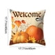 thumbnail image 3 of Fundas de almohada decorativas de Acción de Gracias de 17,7 x 17,7 pulgadas con diseño de calabaza otoñal, con tela suave y cremallera oculta para decoración del hogar, funda de almohada de algodón., 3 of 6
