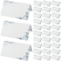 Masteelf 50 Pcs Wedding Name Place Cards Seat Card Office 10.00X9.00X0.05CM White