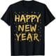 thumbnail image 1 of Camiseta de Confeti Año Nuevo 2024 Divertida - Talla Extra Grande para Mujer - Negro, 1 of 7