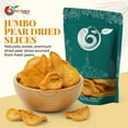 thumbnail image 5 of NY SPICE SHOP Dried Pears Californian Jumbo - 1 Pound - Jumbo Dried Pear Slices - Golden Pear Pieces - Soft & Tender Dried Pear Slices - Sweet Golden Pear Halves for Snacking, Baking, Trail Mix, 5 of 7