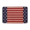 thumbnail image 2 of Danhjin 4th of July Door Mat, Patriotic Welcome Doormat with Flags Design Rubber Vintage Linen for Indoor Outdoor Home Independence Day Decor, 2 of 6