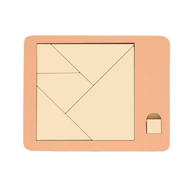 Wooden Geometric Puzzles Challenge Brain Teaser Decompression Puzzle