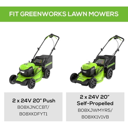 Greenworks Replacement Lawn Mower Blade (20 Mowers : MO48L4210, MO48L4212, MO48L4210-D)