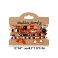 thumbnail image 3 of Luoshdecor Halloween Bracelets Skull Pumpkin Bat Cute Bracelet,Layered Beaded Bracelets,for Women Teen, 3 of 6