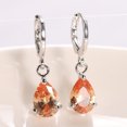 thumbnail image 4 of 1Pair Earrings for Women, Fashion Hollow Irregular Teardrop Dangle Hook Earrings Party Jewelry Gift, 4 of 6