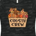 thumbnail image 4 of Inktastic Cousin Crew Cute Turkey Family Women's T-Shirt, 4 of 5