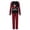 AA-Black, variant on QIUOMBBP 2 Piece Christmas Family Matching Pajamas Sets Cute Xmas Graphic Long Sleeve Shirts Plaid Sleep Bottoms Holiday Outfits Gray