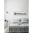 thumbnail image 5 of Marmont Hill Black Brooklyn Framed Wall Art, 10" x 30", 5 of 6