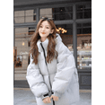 thumbnail image 4 of Abrigo cálido de invierno, moda coreana, chaqueta larga con capucha, abrigo cálido a prueba de viento, nueva moda de tiro callejero 2024, parka informal, 4 of 5