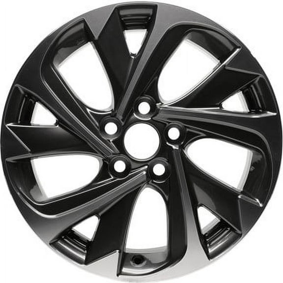 KAI 17 X 7 Reconditioned OEM Aluminum Alloy Wheel, Machined and Charcoal, Fits 2016-2016 Scion IM